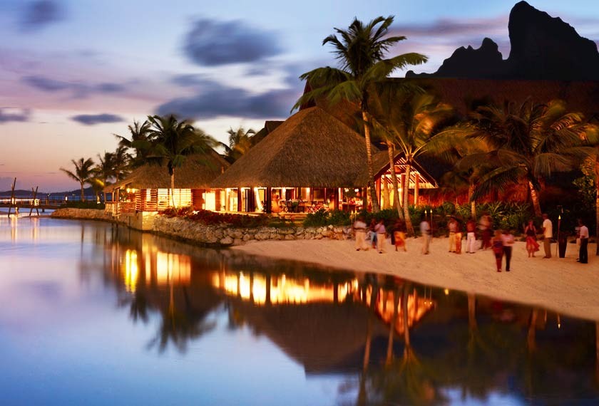 Four Seasons Hotel in Bora Bora. This was the hotel and island