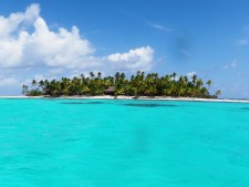 Private islet in French Polynesia